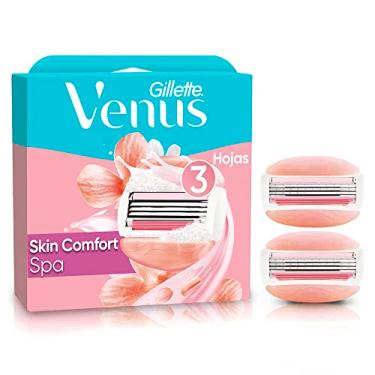 Imagem de Gillette Venus Skin Comfort Spa Carga para Aparelho de Depilação com Barras Umectantes e Óleos Botânicos, 2 Uds