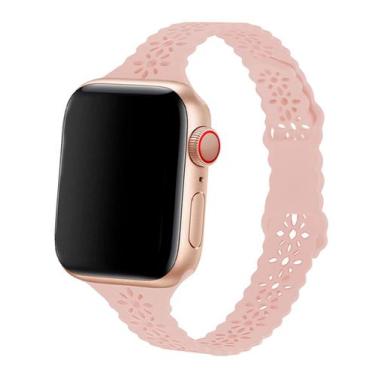 Imagem de Pulseira Silicone Renda Compatível com Apple Watch - Baú do Viking, Ro