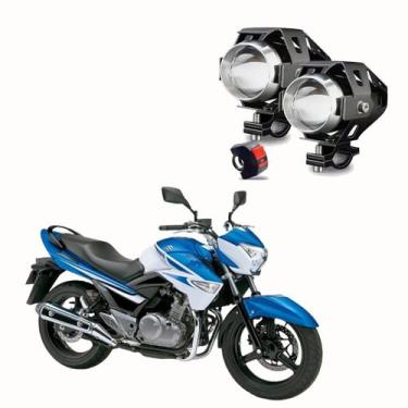Imagem de Kit Led Farol de Milha Moto Suzuki Inazuma 250CC 2015 U5 - Series U