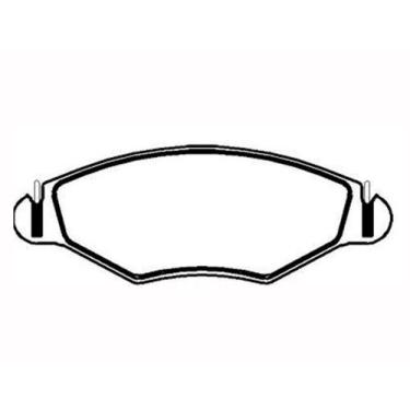 Imagem de Eco1199 pastilha de freio dianteira 206 207 hoggar hoggar - Ecopads