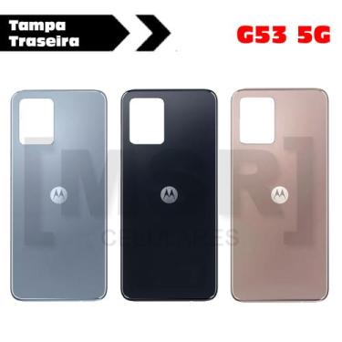 Imagem de Tampa traseira celular MOTOROLA modelo G53 5G, ROSÊ