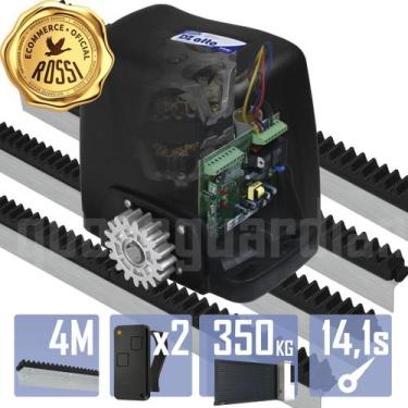 Imagem de Kit Motor Rossi Dz Atto Turbo 4m Crem 2 Control Portão Eletrônico Desl