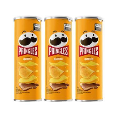 Imagem de Kit Batata Pringles Queijo 109g 3 Unidades, Queijo