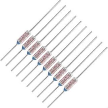 Imagem de 100 Fusível Térmico 240c 10a 250v Uso Geral 240 Graus - COISARIA