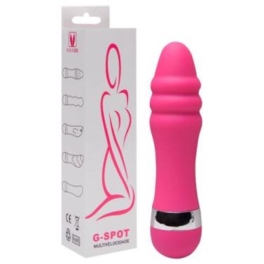 Imagem de Vibrador Ponto G Aveludado 10,5 X 2,5Cm Vipmix, Roxo