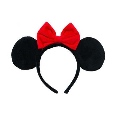 Imagem de Tiara Laço Vermelho Orelhas Pretas Minnie - Disney