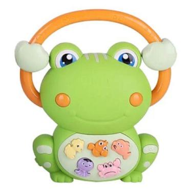 Imagem de Brinquedo Orgao Eletronico Educativos Sapo Toca Musicas Teclado Musica