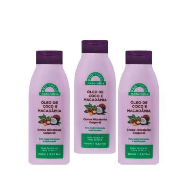 Imagem de Kit Creme Hidratante Corporal 3 Coco e Macadâmia Hidratação - Pro Thes