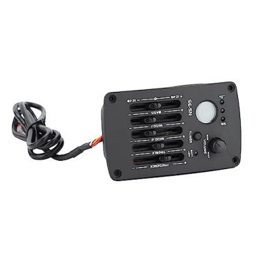 Imagem de SE-5N 5 Banda Eq Equalizador Sintonizador para Acústico Em 1 Equalizador de Guitarra Acústica Piezo Sintonizador Digital Captador Embutido Captador