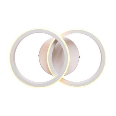 Imagem de Plafon Taschibra Village Circle Led 10W 3000K Luz Amarela Bivolt, Bran