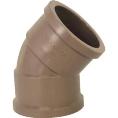 Imagem de Joelho 45 soldavel 25mm 3/4 Pvc Marrron Unitario - krona