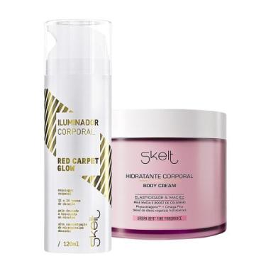Imagem de Kit Skelt Red Carpet Glow Hidratante Corporal Urban Iluminador (2 prod