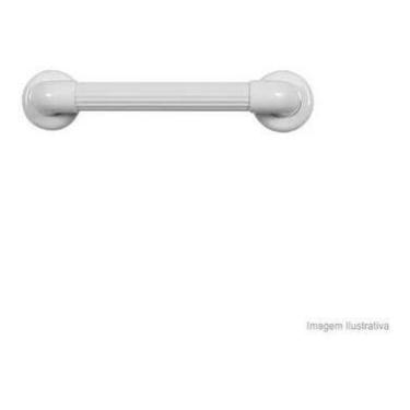 Imagem de Barra De Apoio Pvc 30cm Branca Astra Acessibilidade Idoso - censi