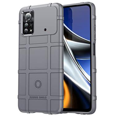 Imagem de Monwutong Capa de telefone de ajuste fino para Xiaomi Poco X4 Pro 5G, capa resistente e durável com grau militar à prova de choque, testada contra quedas e capa de proteção de lente da câmera para