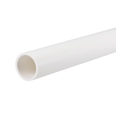 Imagem de TOP-VIGOR 21 mm (13/40.6 cm) ID 25 mm (1") tubo redondo rígido de PVC, tubo de plástico de 0,35 m (0,4 m) de comprimento, alto impacto para decoração DIY, cano de água, aquário, aquário de peixes,