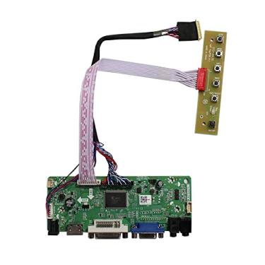 Imagem de Placa controladora LCD de entrada de áudio HDMI VGA DVI para N173HGE-L21 B156HW01 39.6 cm 43.9 cm 1920x1080 LED 40 pinos painel LCD