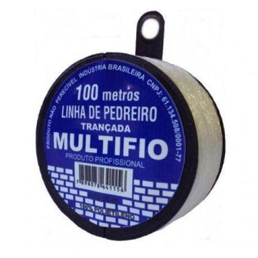 Imagem de Linha De Pedreiro Trançada 100m Monofil - Multifio 3 Rolos