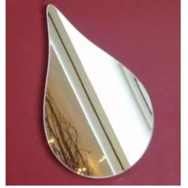 Imagem de Espelho Decorativo Acrílico Formato Gota 30x20cm Banheiro - AGV Criaçõ