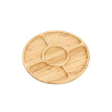 Imagem de Petisqueira 5 Divisórias Bambu Plasvale