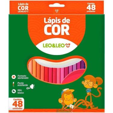 Imagem de Lapis Triangular Resina Leo&Leo, Leonora 48 Cores - Leo e Leo