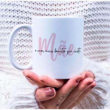 Imagem de Caneca Cerâmica MÃE O AMOR MAIS BONITO QUE EXISTE - Quatro Estações, B