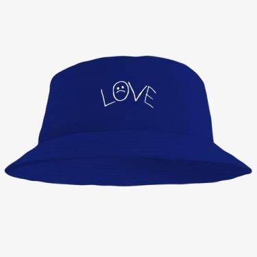 Imagem de Chapéu Bucket Hat Estampado Love - MP Moda Masculina, Único, Azul
