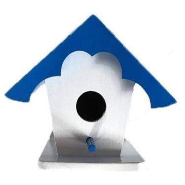 Imagem de Casinha Telhado Madeira - Cia dos Ninhos, Azul