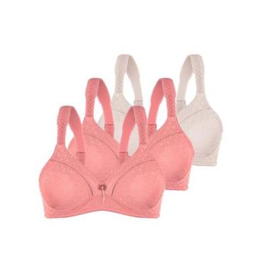 Imagem de Kit com 3 Tops sem Aro e sem Bojo Loba 41100-001 Colorido - DULOREN, R