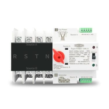 Imagem de Chave Transferência Automática 220v 380v Trifásica Gerador - Tomzn