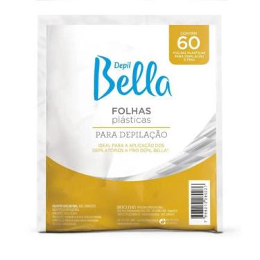 Imagem de Folha Plástica Depilatória 60 Folhas DepilBella