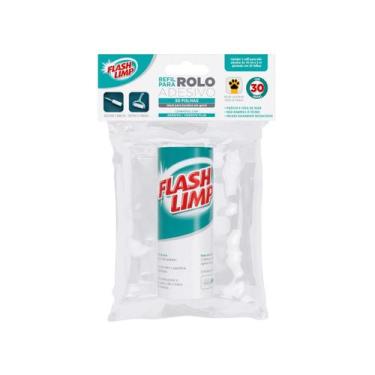 Imagem de Refil para rolo adesivo 30 folhas flashlimp