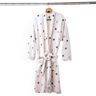 Imagem de Roupão de Banho Adulto Vintage Stars - Kacyumara