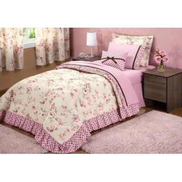 Imagem de Kit cobre leito ariela solteiro - 04 peças - MAYRA ENXOVAIS