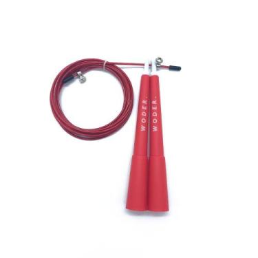 Imagem de Corda de Pular Woder Rolamento Speed Rope Funcional, Vermelho