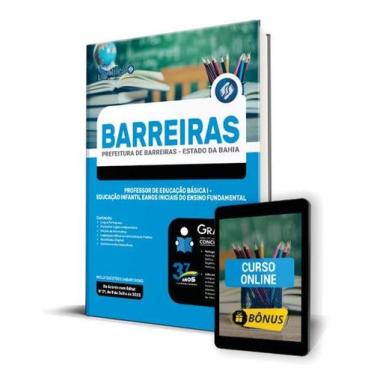 Imagem de Apostila Prefeitura de Barreiras - BA - Professor de Educação Básica I