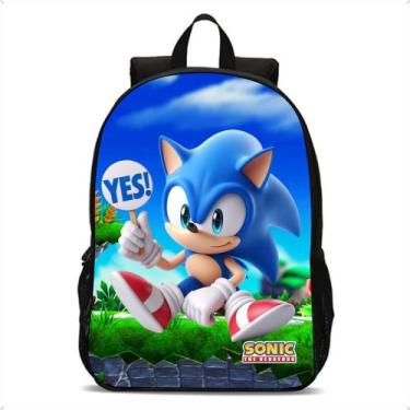 Imagem de Mochila Sonic Escolar Bolsa Infantil Volta As Aulas Novidade - Broome,