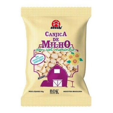 Imagem de Kit Com 09 Canjicas De Milho Com Sal Marinho 40g Okoshi