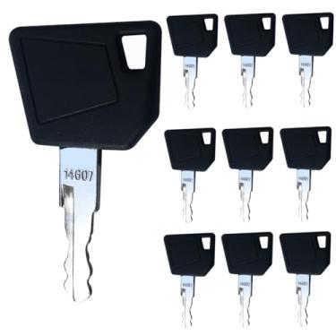 Imagem de Chaves de ignição 14607 701 45501 para JCB 3CX Bomag Dynapac Terex Vibromax NH Ford Moxy Wacker Neuson Hamm Mini Escavadeira Bomag Cat New Holland 701 45501 (14607)