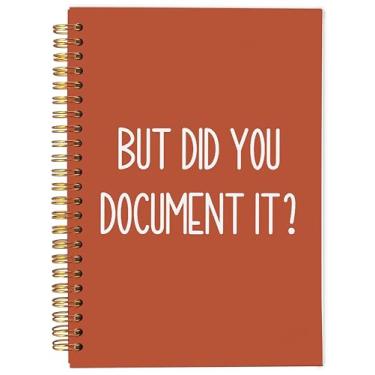 Imagem de Ecezatik Caderno but Did You Document it – Presentes para profissionais de RH, presente de mordaça de colega de trabalho de RH, caderno de agradecimento de RH para homens, caderno espiral engraçado de