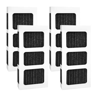 Imagem de Netezza Substituição do filtro de ar da geladeira Paultra2, compatível com Frigidaire Pureair Ultra 2, Pure Air Ultra 2, Pureair Ultra II e Electrolux 242047805, 5303918847, EAP12364179, pacote com 4