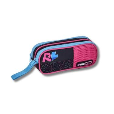 Imagem de Estojo Duplo Rafa e Luiz Compartimento Amplo Juvenil Escolar - Clio St