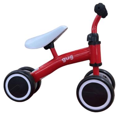 Imagem de Bicicleta de Equilibrio - 4 Rodas Vermelha SHINY TOYS