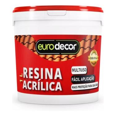 Imagem de Resina Acrílica Premium Base Água Brilhante Eurodecor 3,6l