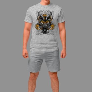 Imagem de Camisetas 100% Algodão Moda De Rua Confortável Gola Redonda - Rodliwes