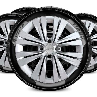 Imagem de Jogo Calota Aro 14 4x100 Design Saveiro Compatíve Volkswagen
