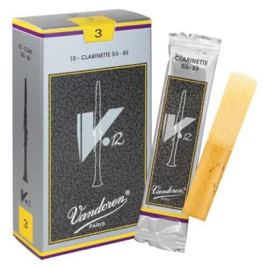 Imagem de Vandoren Clarinete V.12 CR193 Bb Strength 3; Caixa com 10