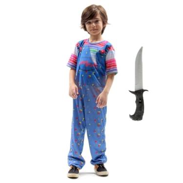 Imagem de FANTASIA BONECO ASSASSINO ESTAMPADO INFANTIL-P