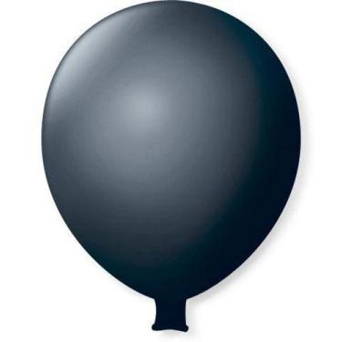 Imagem de Balão São Roque Gigante C/1un Preto Ebano