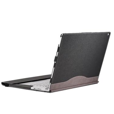 Imagem de Capa para laptop Microsoft Surface Book 3 2 1 38.1 cm destacável PC capa para notebook bolsa de computador com suporte Stylus (cinza, 15)
