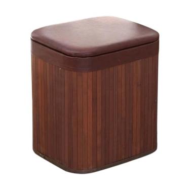 Imagem de Bothyi Assento de banquinho com apoio de pé de armazenamento descanso portátil decorativo mudanças talhos de sapato de sapato para o escritório de cabeceira